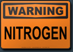 Warning Nitrogen Sign