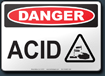 Danger Acid Sign