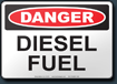 Danger Diesel Fuel Sign