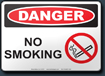 Danger No Smoking Sign