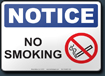 Notice No Smoking Sign